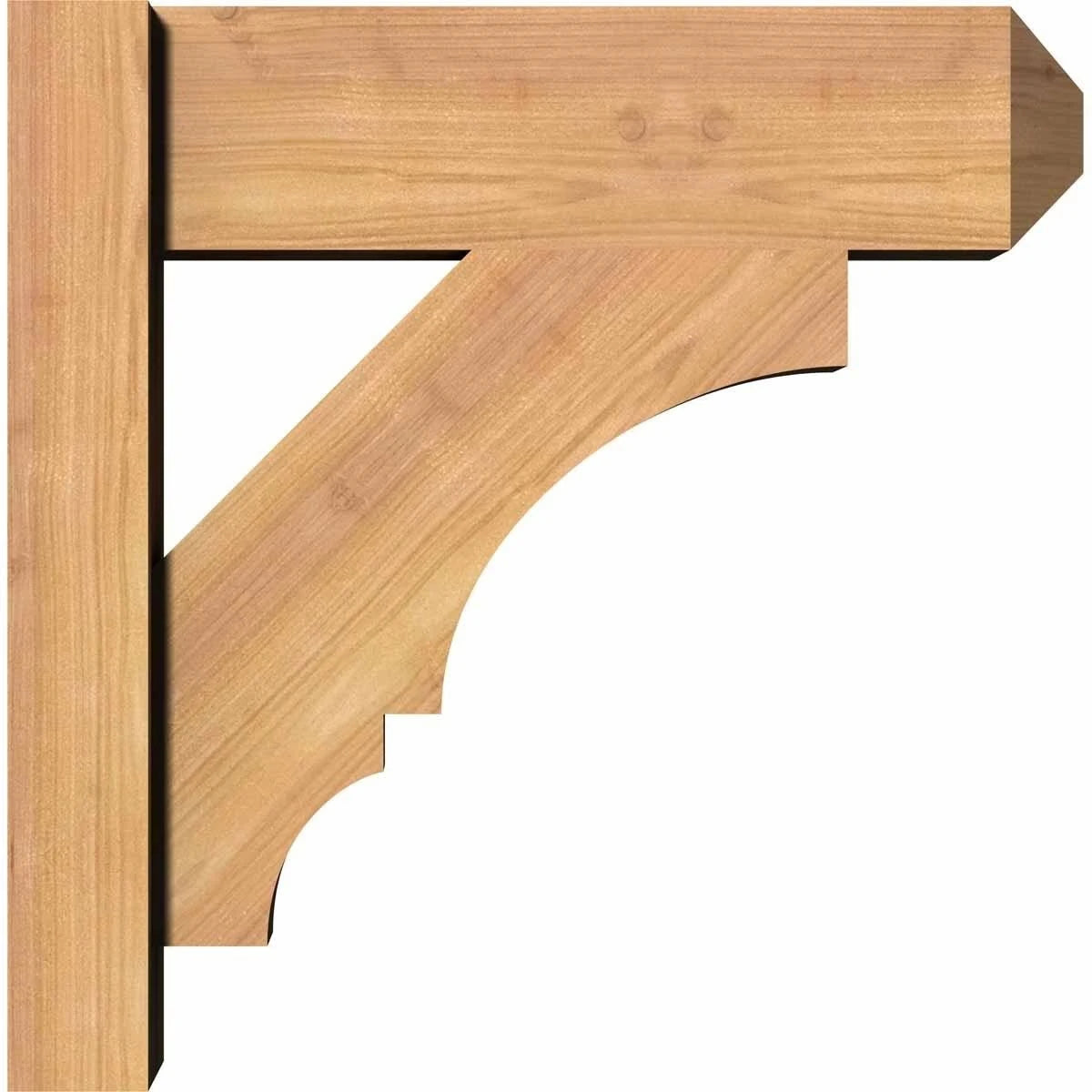 7 1/2x22W x 32x22D x 32x22H Western Red Cedar Craftsman Outlooker C761346