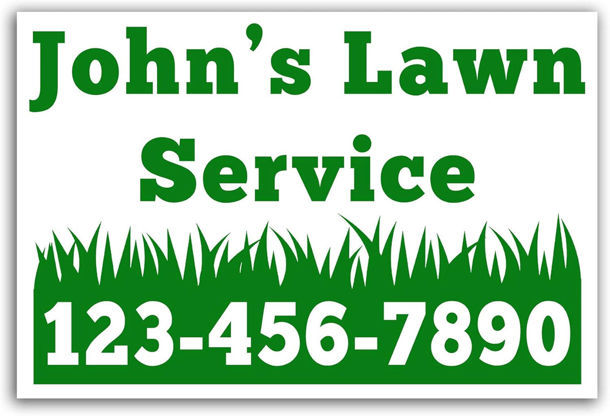 18"x12" Single Sided Glossy Yard Signs (100) Pack of 2 J83273