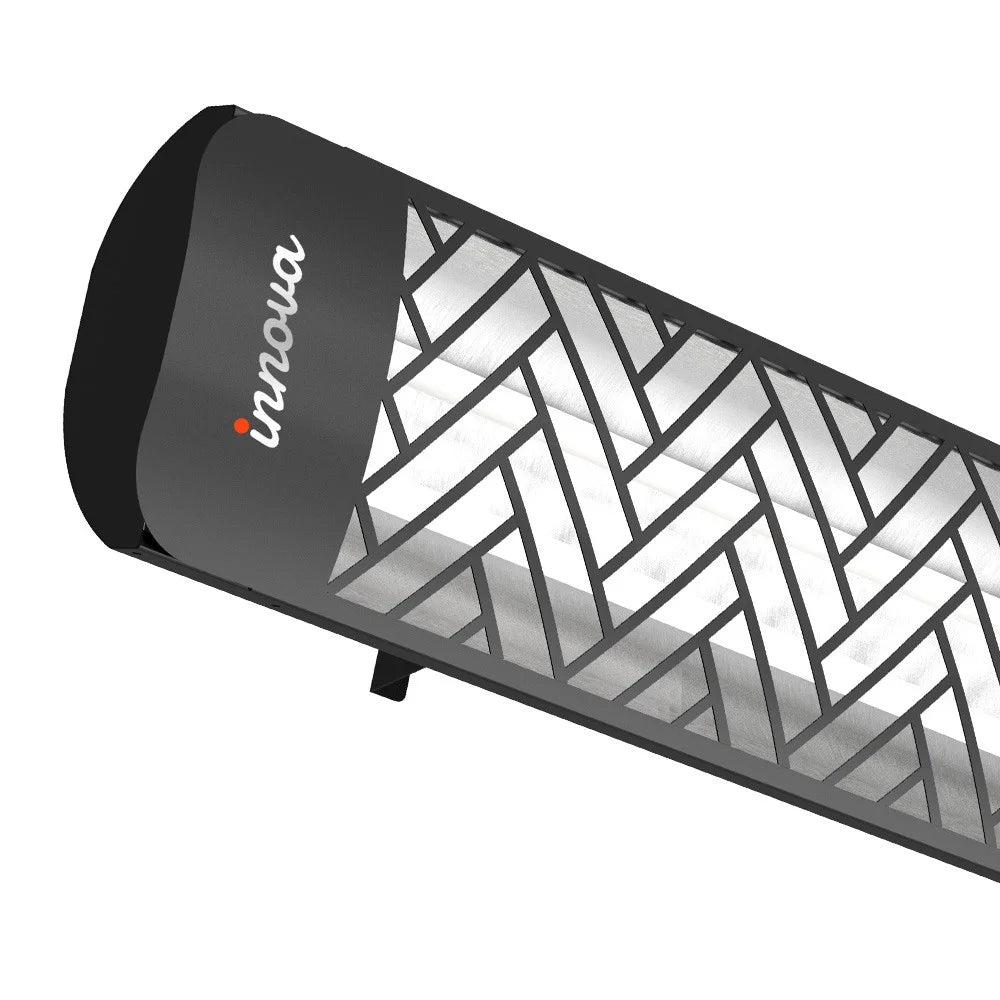 4000 Watt Electric Infrared Dual Element Heater Black Finish R49943