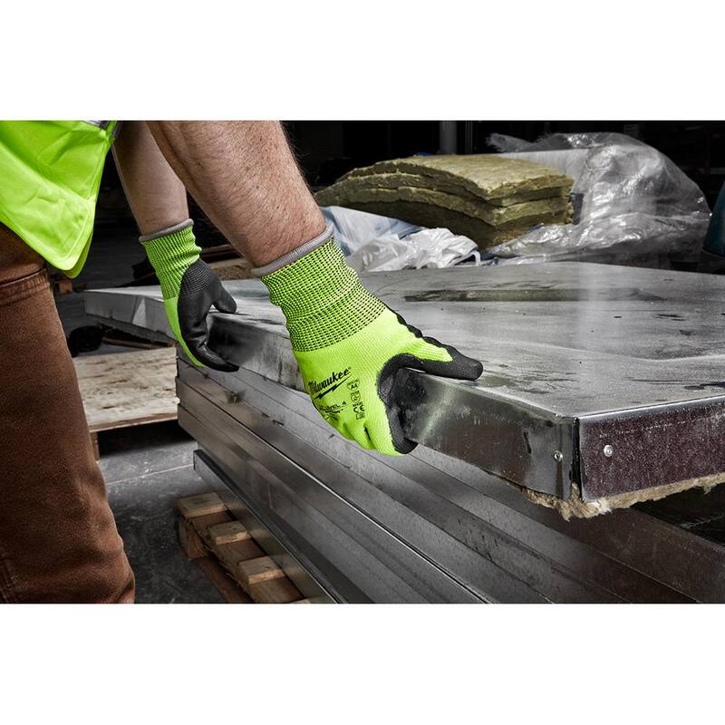 Cut Resistant Polyurethane Dipped Work Gloves J26170
