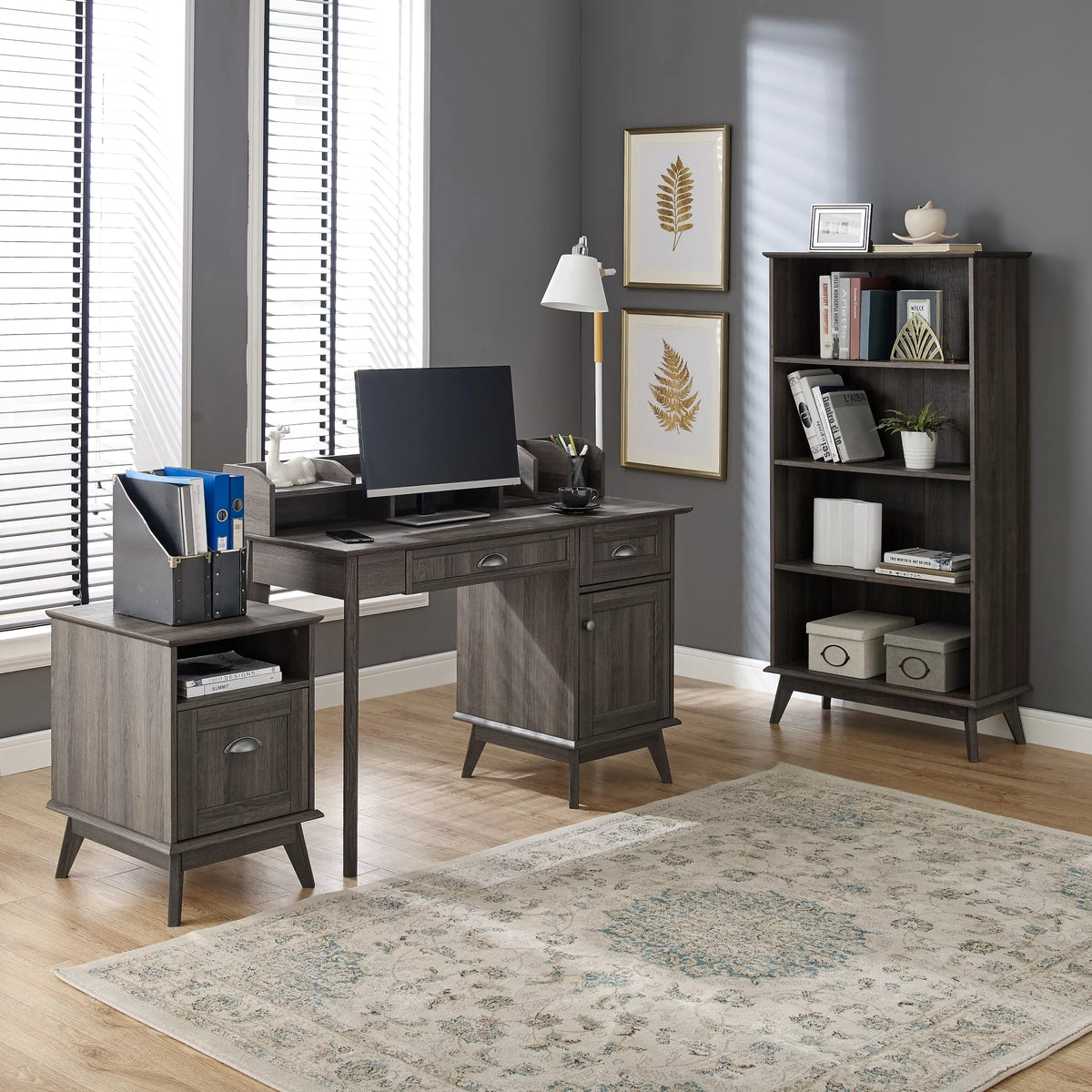 Wood File Cabinet with Drawer L18438