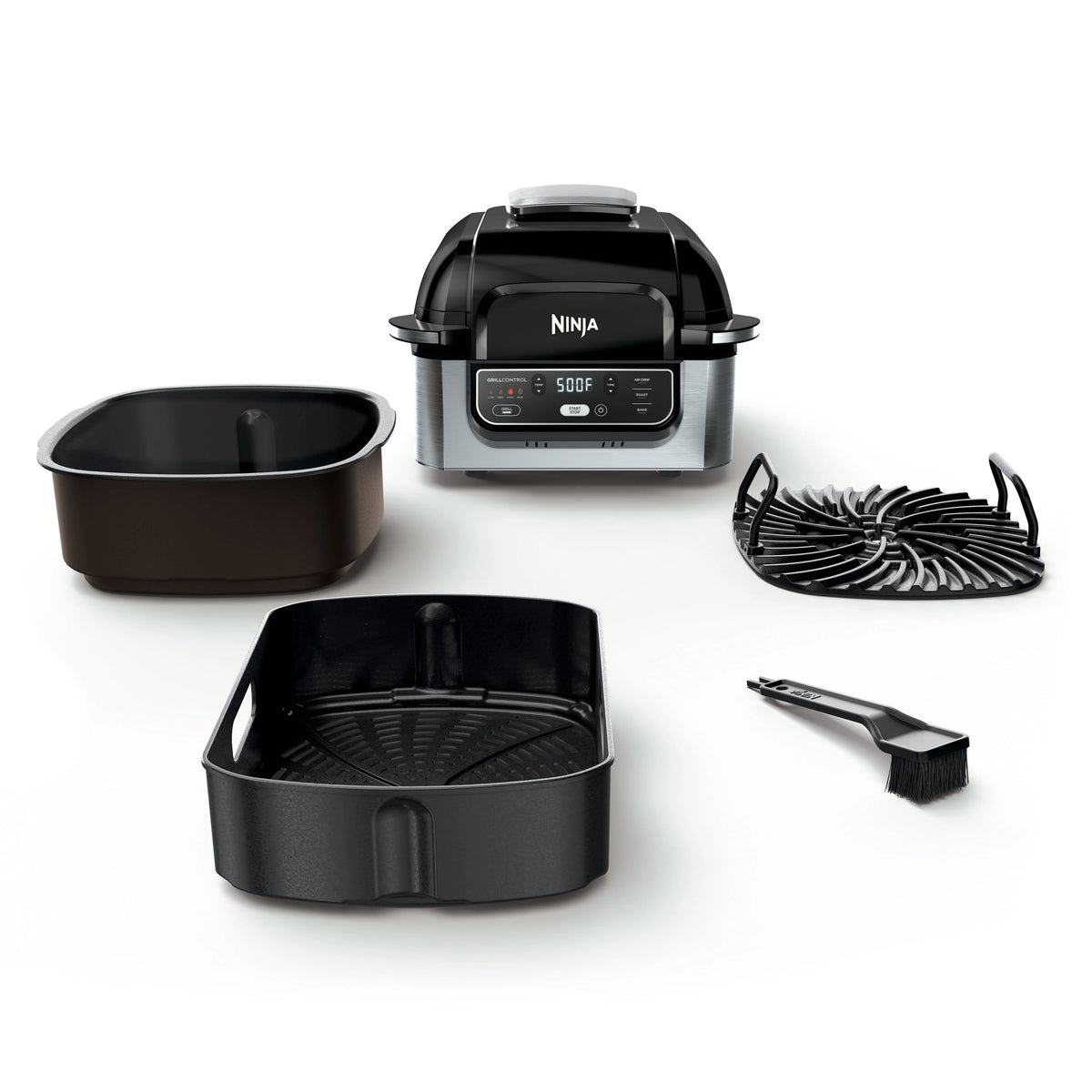 4-in-1 Indoor Grill with 4-qt Air Fryer R4758