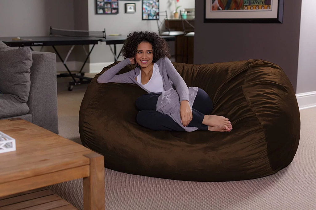 Chocolate XL Memory Foam Bean Bag Sofa H963