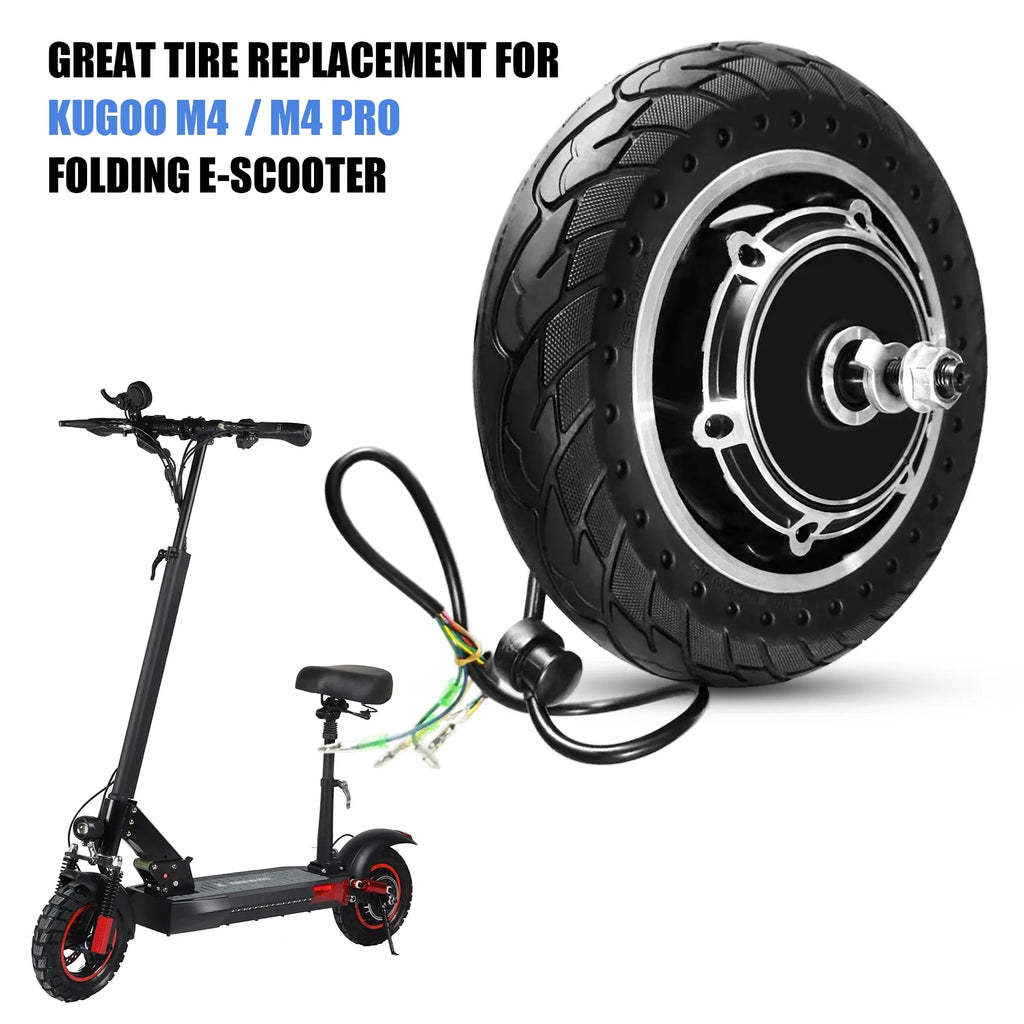 10'' Electric Scooter Front Tire with Hub Motor 48V 500W Brushless G31385
