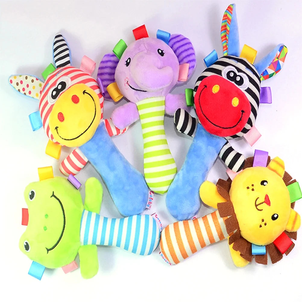Frog Plush Rattle Toy for Infant L673697