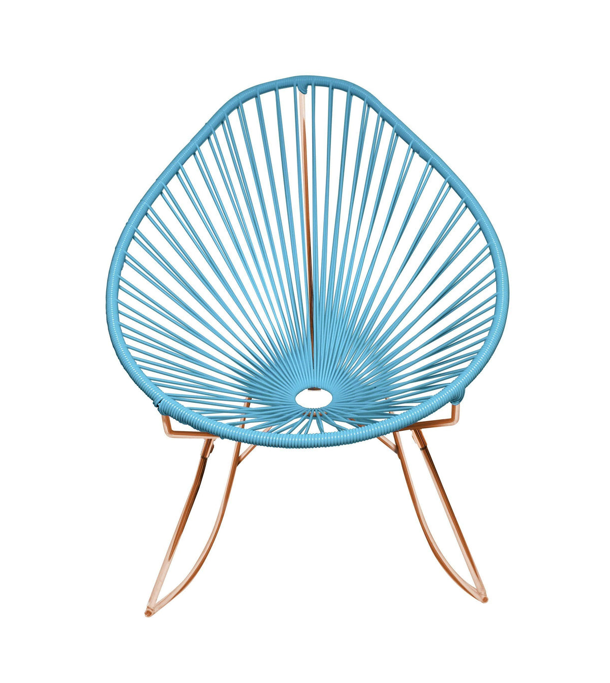 Copper/Blue Rocker Chair F5451
