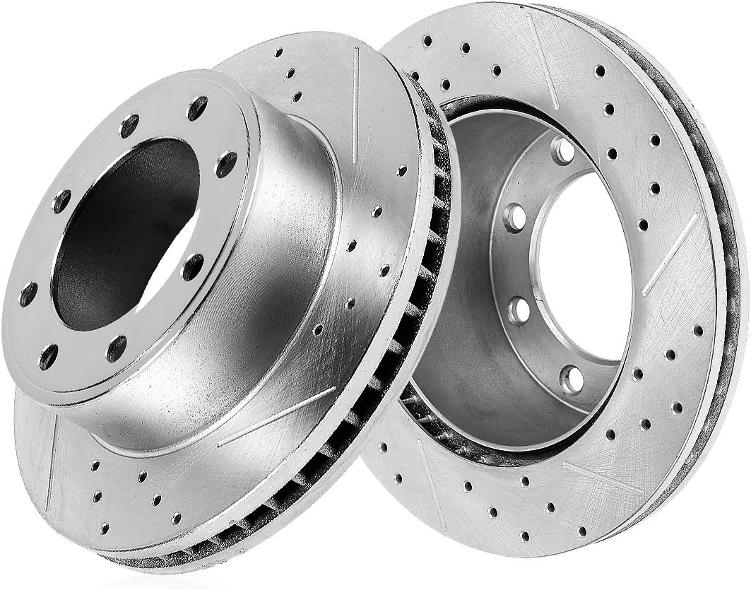 Drilled & Slotted 8 Lug Rotors D550