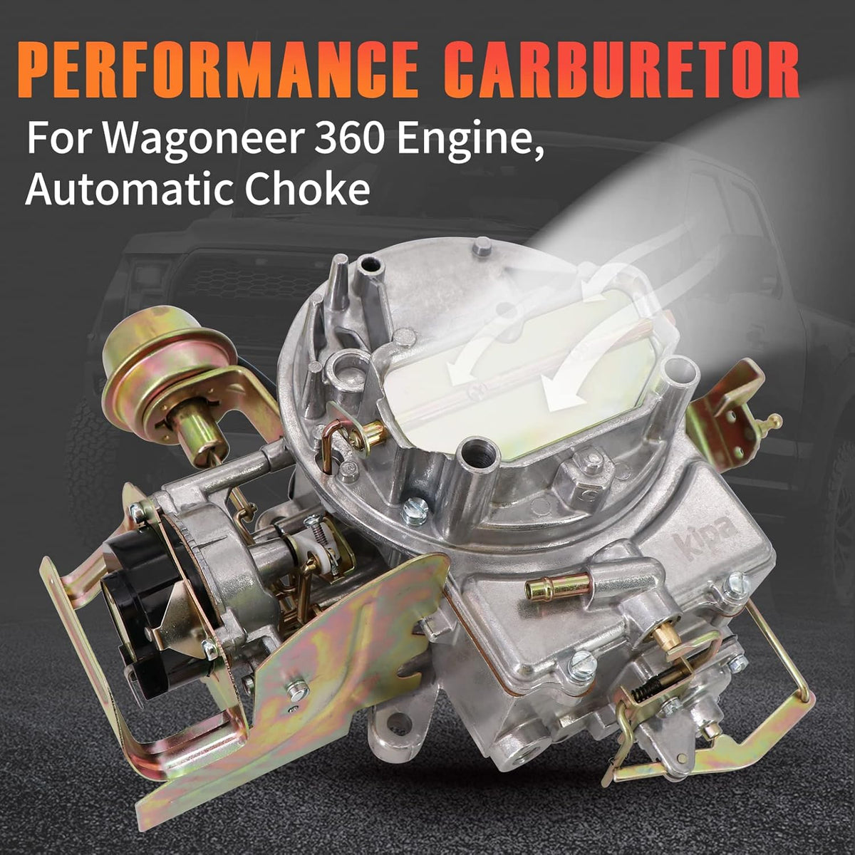 Carburetor 2-Barrel with Mounting Gasket F97814
