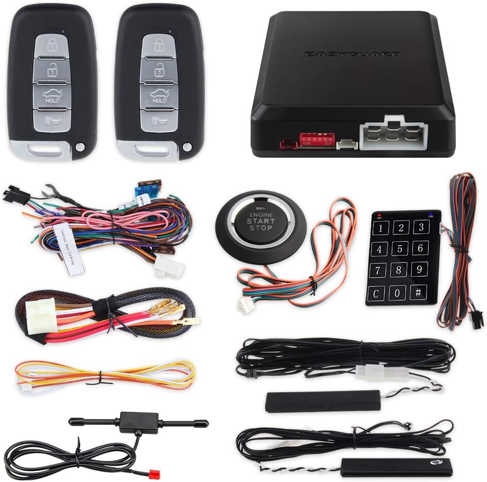 Rolling Code Universal PKE Car Alarm System L899604