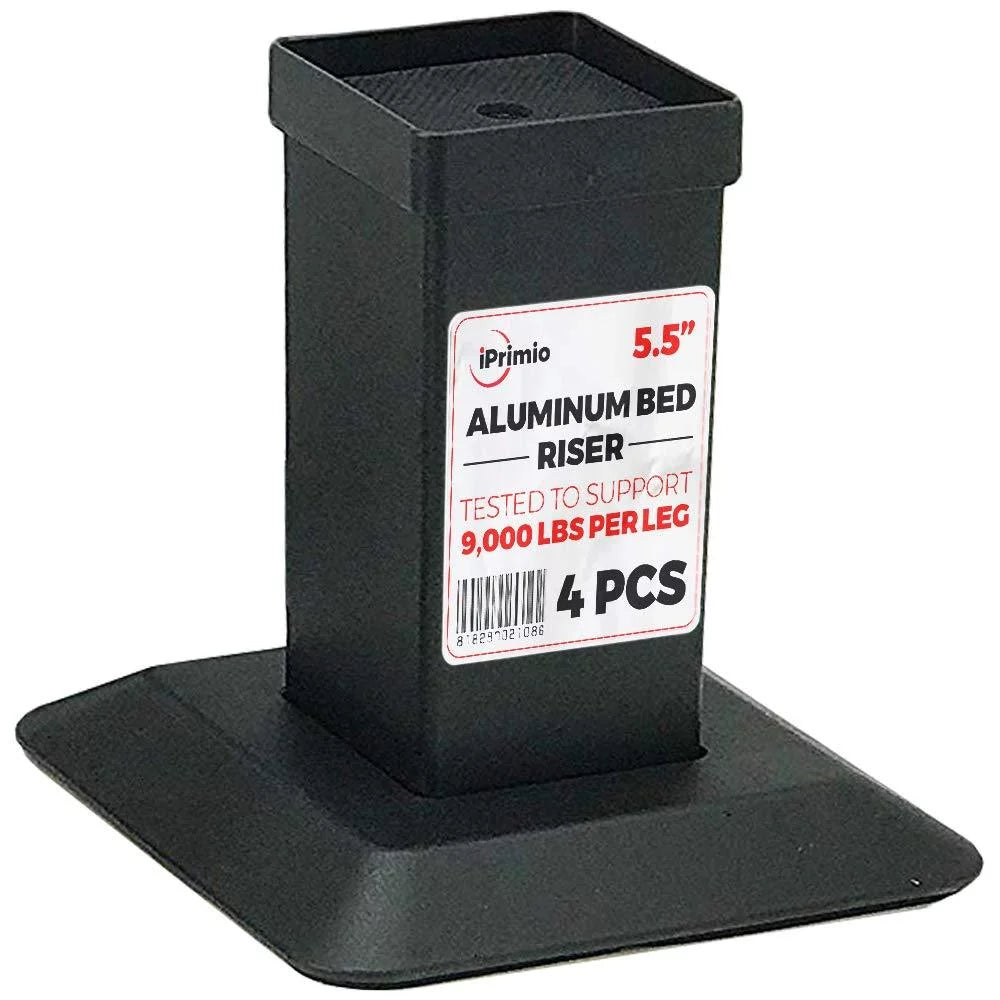 Aluminum Bed Riser 5.5 Inch Lift 4 Pack S577