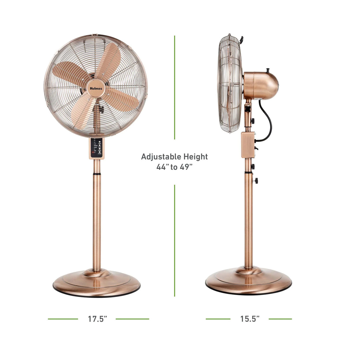 16" Digital Oscillating Metal Stand Fan L25683