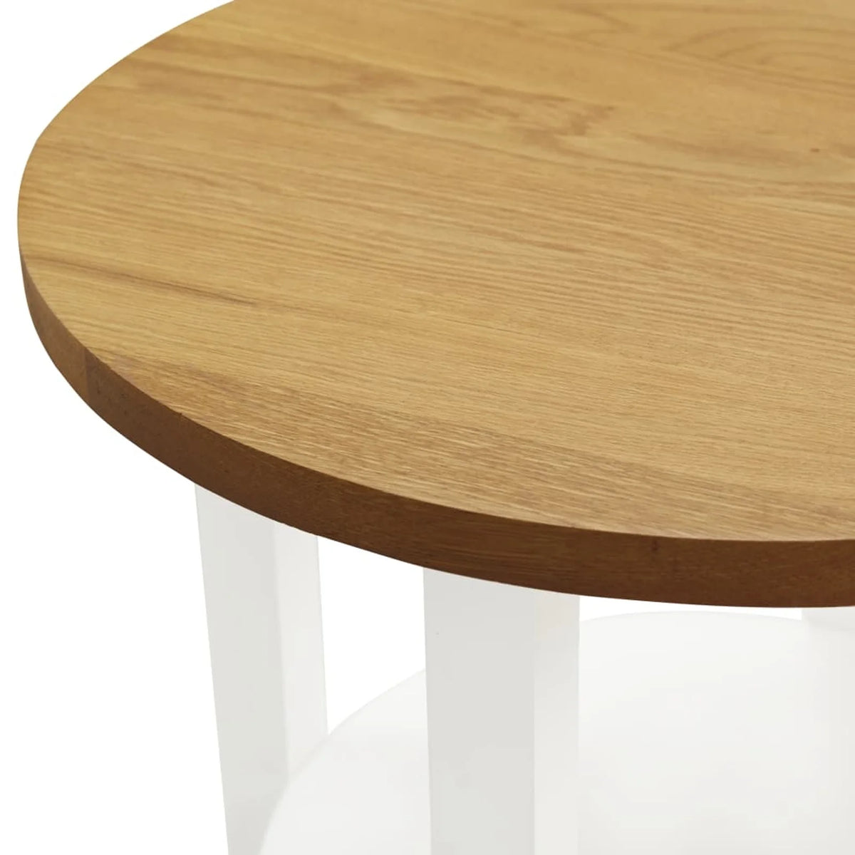 15.7"x19.7" Solid Oak Wood Table P580