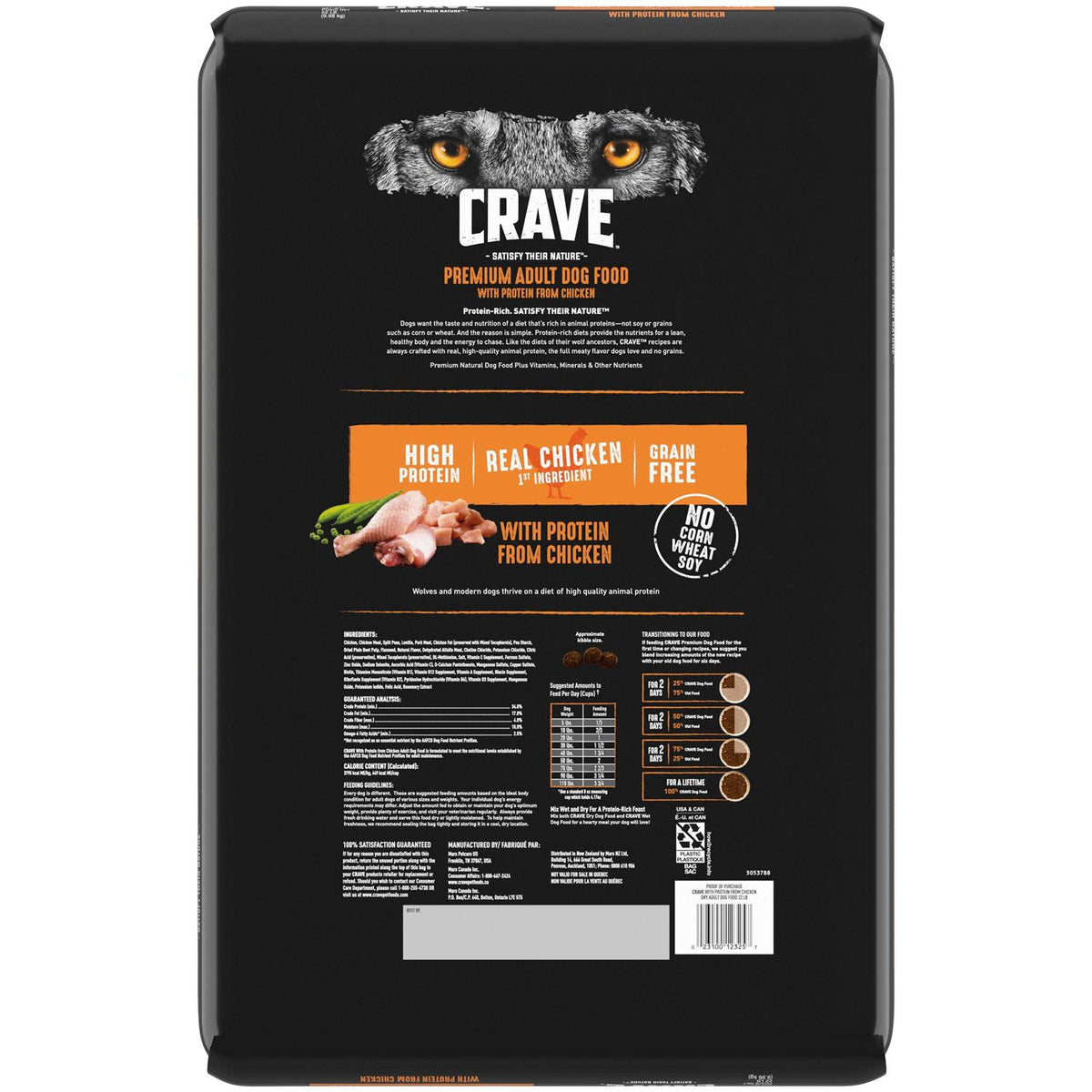 Grain Free Adult Dry Dog Food with Protein U3168