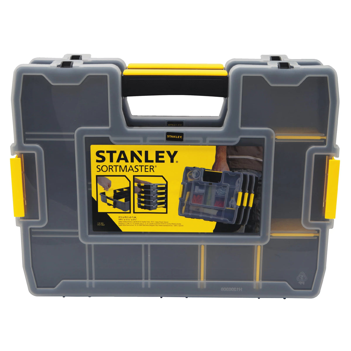 Yellow Tool Box and Tool Organizer U856