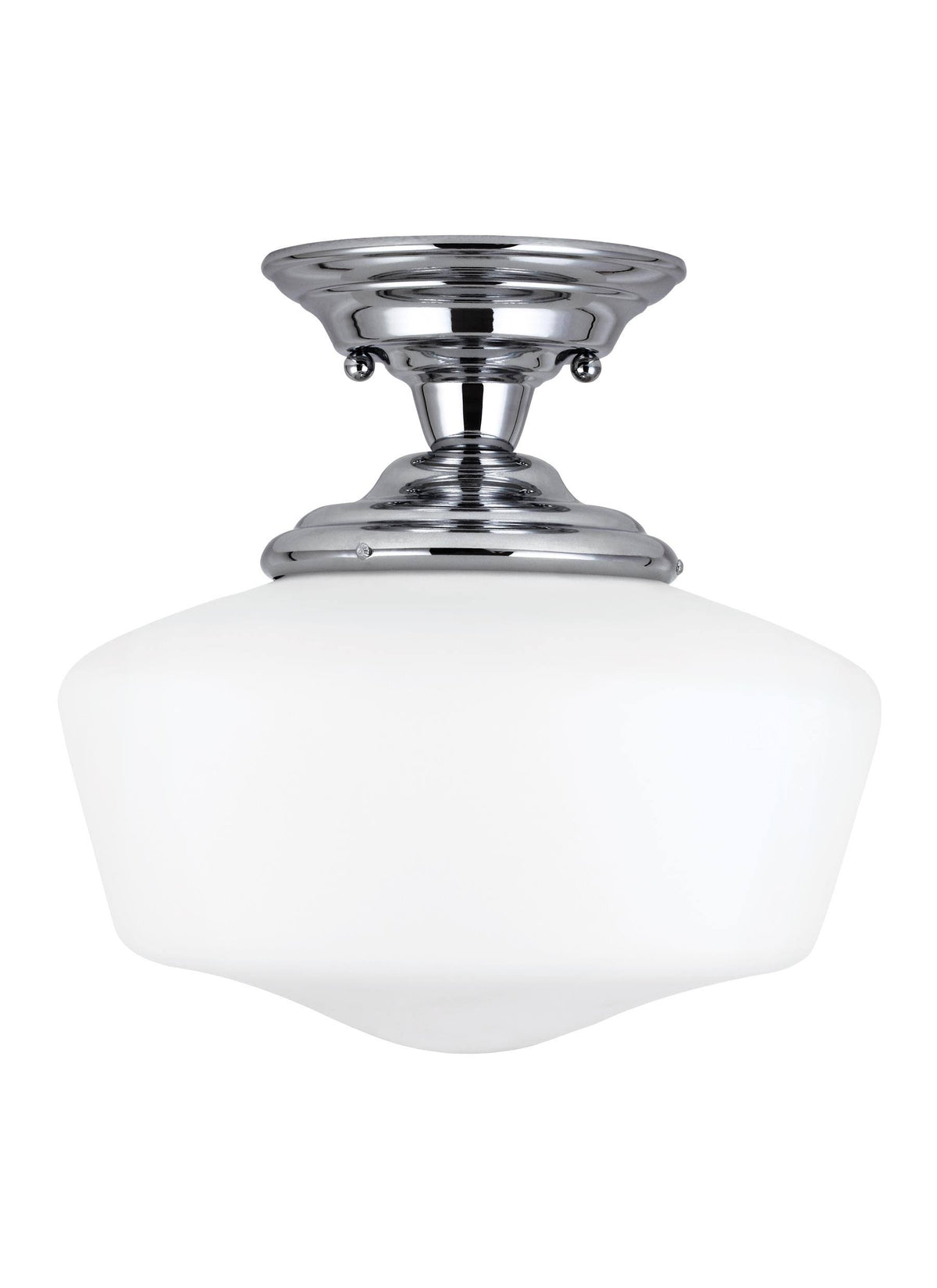 Chrome Semi Flush Mount Light Y916