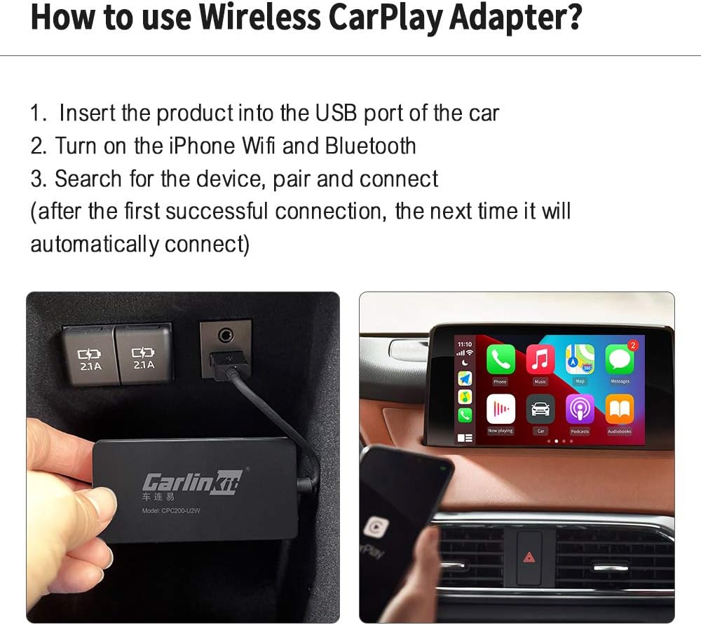 Wireless CarPlay Dongle Adapter H678086