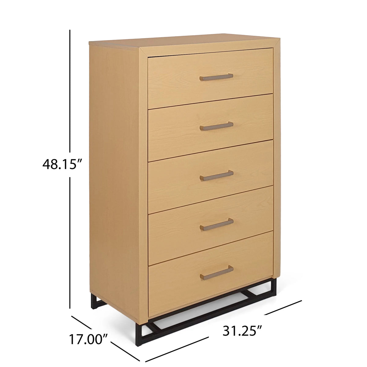 Faux Wood 5 Drawer Dresser Z50350