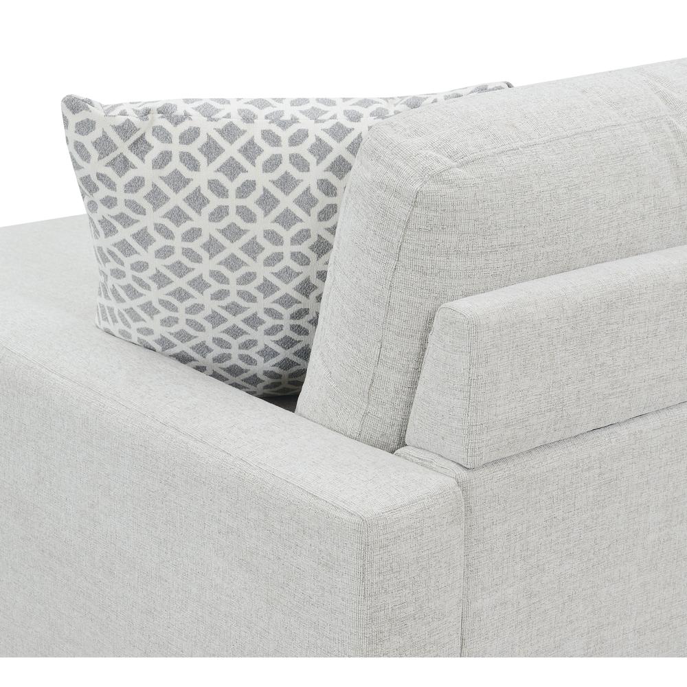 Chaise Sectional with Pillows A1666