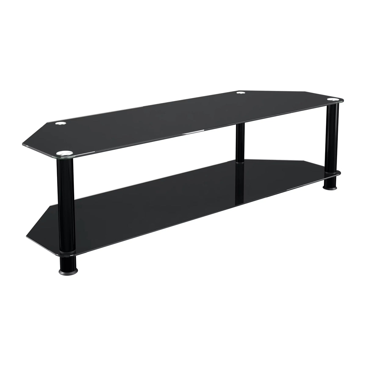 Black Glass TV Stand C6578
