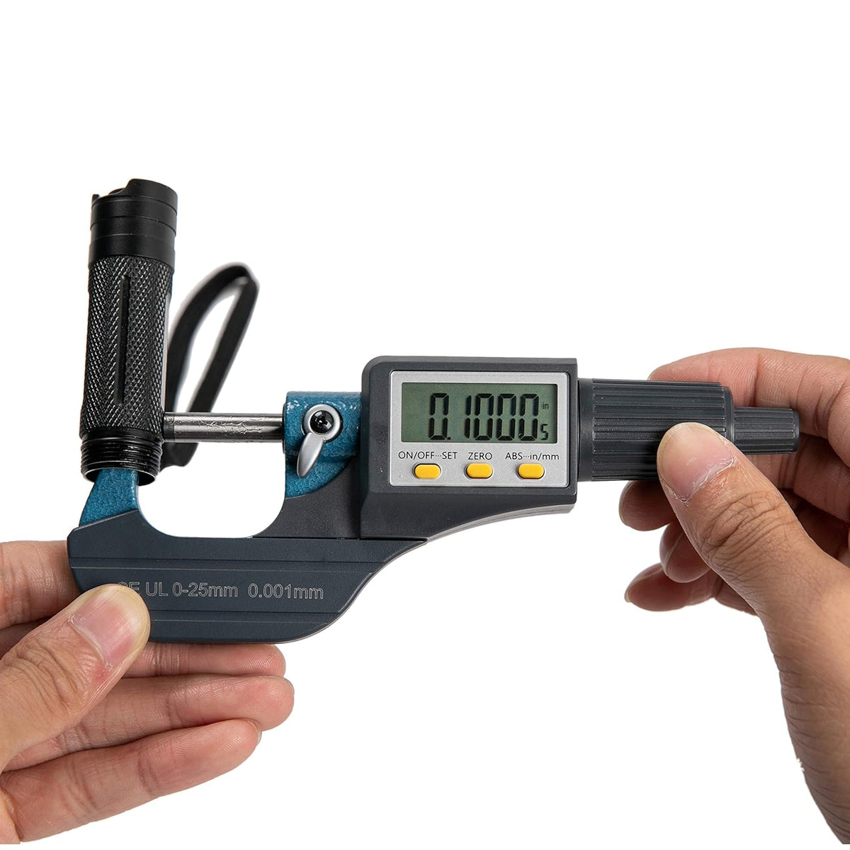 Digital Electronic Display Micrometer 0-1 / 0-25mm Gauge 0.00004 / 0.001mm Thickness Measuring Tools F406
