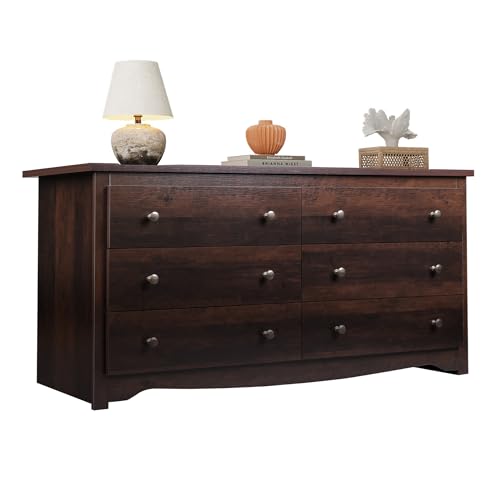 Black 5 Drawer Wood Dresser U93580