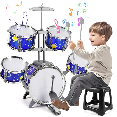 Kids Jazz Drum Set with Stool W693